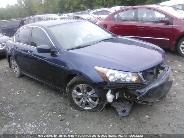 1HGCP2F40CA034857 - 2012 HONDA ACCORD LXP BLUE photo 1