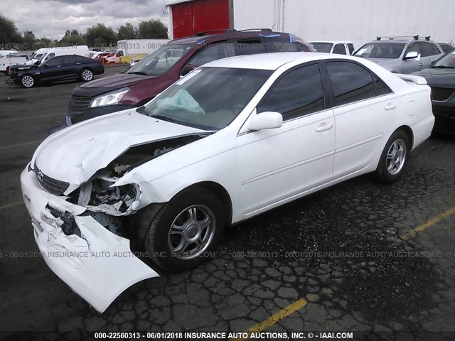 4T1BE32KX2U067674 - 2002 TOYOTA CAMRY LE/XLE/SE Ağ foto 2