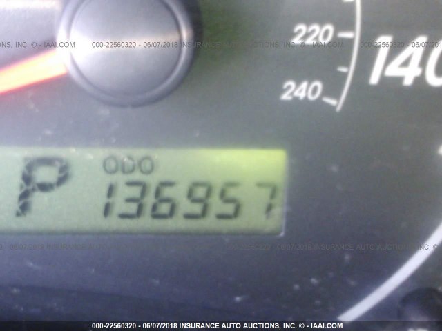 JTDBL40E899031539 - 2009 TOYOTA COROLLA LE/XLE RED photo 7