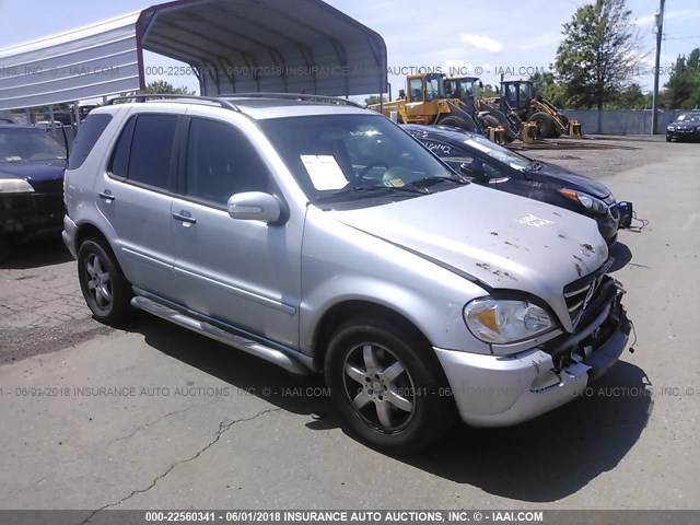 4JGAB75E73A373980 - 2003 MERCEDES-BENZ ML 500 SILVER photo 1