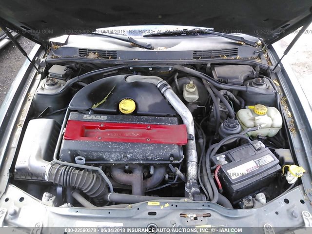 YS3DF78N5W7002408 - 1998 SAAB 900 SE TURBO GREEN photo 10