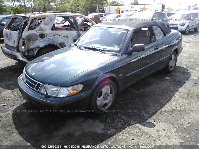 YS3DF78N5W7002408 - 1998 SAAB 900 SE TURBO GREEN photo 2