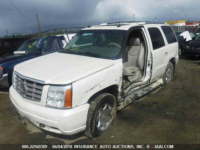 1GYEK63N54R122035 - 2004 CADILLAC ESCALADE LUXURY WHITE photo 2