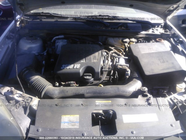 1G1ZT64865F336721 - 2005 CHEVROLET MALIBU MAXX LS 银色 照片 10