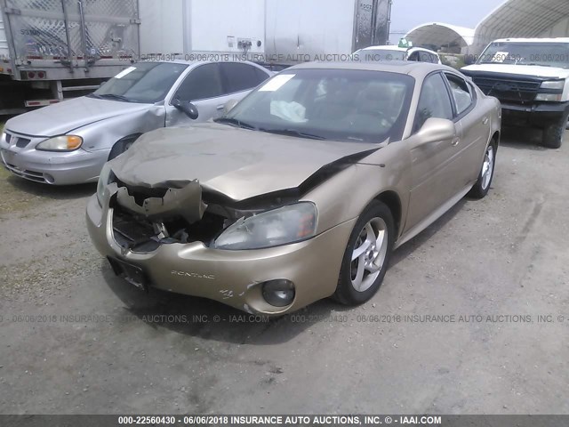 2G2WR524141348353 - 2004 PONTIAC GRAND PRIX GTP თაფლისფერი ფოტო 2
