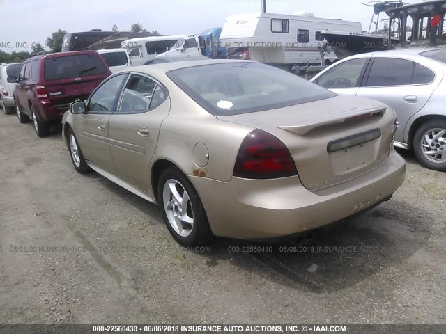 2G2WR524141348353 - 2004 PONTIAC GRAND PRIX GTP თაფლისფერი ფოტო 3