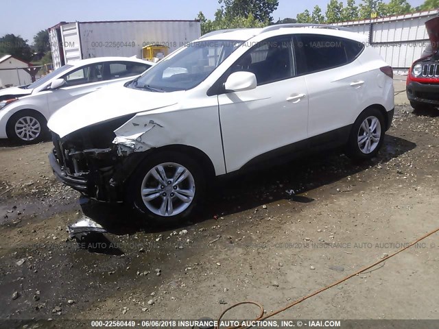 KM8JU3AC0BU207028 - 2011 HYUNDAI TUCSON GLS/LIMITED 白色 照片 2