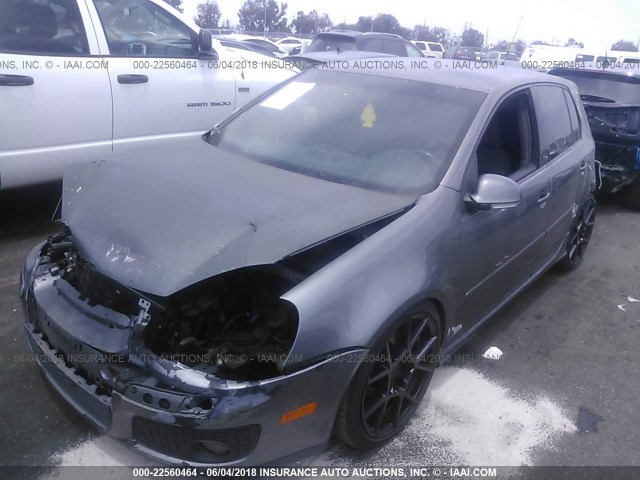 WVWGV71K97W085517 - 2007 VOLKSWAGEN NEW GTI GRAY photo 2