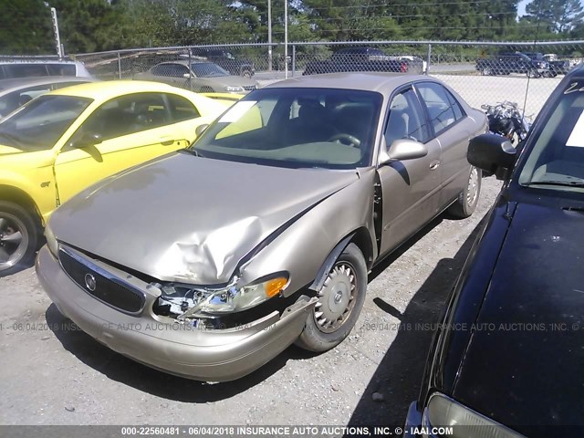 2G4WS52J651116950 - 2005 BUICK CENTURY CUSTOM GOLD photo 2