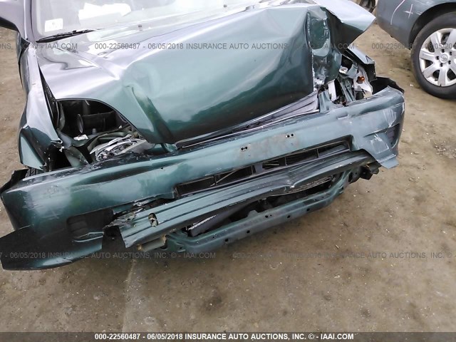 2HGEJ6612YH577448 - 2000 HONDA CIVIC SE GREEN photo 6