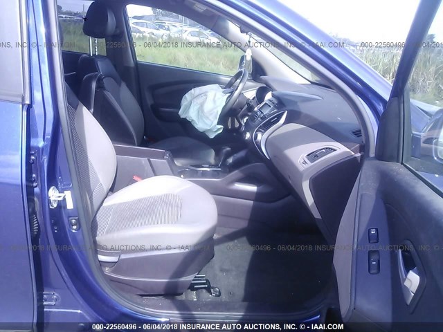 KM8JU3AC4DU593004 - 2013 HYUNDAI TUCSON GLS/LIMITED 蓝色 照片 5