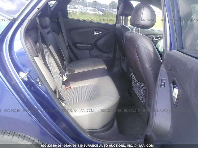 KM8JU3AC4DU593004 - 2013 HYUNDAI TUCSON GLS/LIMITED 蓝色 照片 8