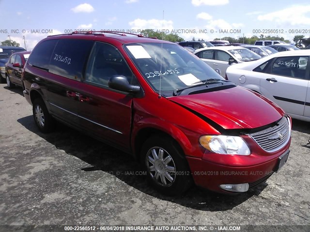 2C8GP64L84R517543 - 2004 CHRYSLER TOWN & COUNTRY LIMITED RED photo 1