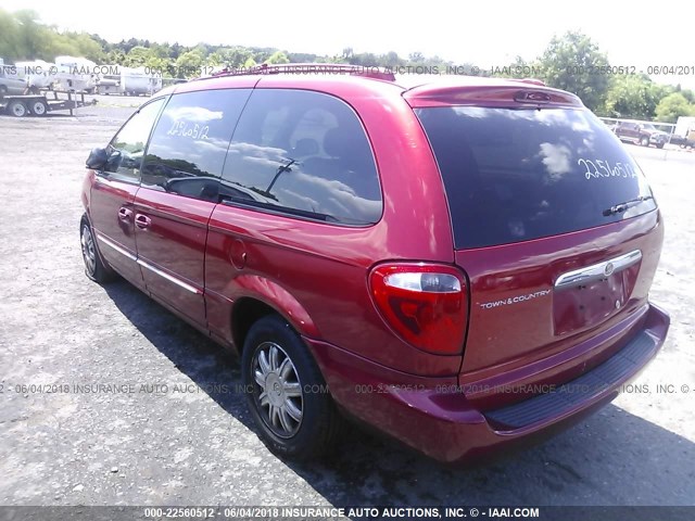 2C8GP64L84R517543 - 2004 CHRYSLER TOWN & COUNTRY LIMITED RED photo 3