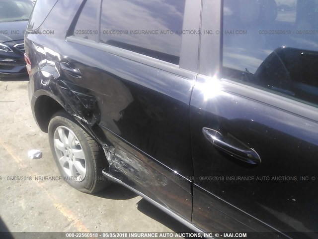 4JGBB86E26A070344 - 2006 MERCEDES-BENZ ML 350 BLACK photo 6