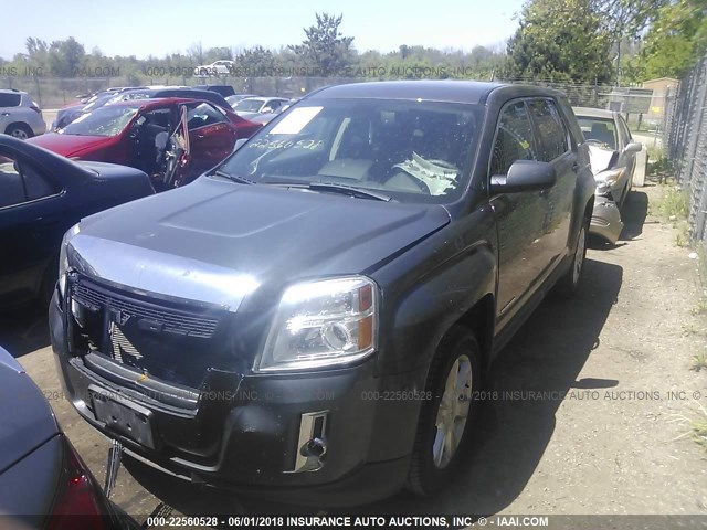 2CTALMEC4B6401328 - 2011 GMC TERRAIN SLE BLACK photo 2