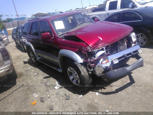 JT3GN87R4W0066289 - 1998 TOYOTA 4RUNNER LIMITED BURGUNDY photo 1