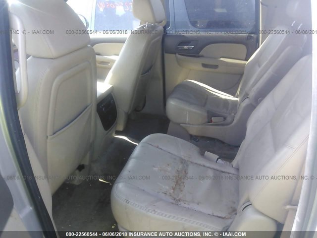 1GKFK16308R161164 - 2008 GMC YUKON XL K1500 GOLD photo 8