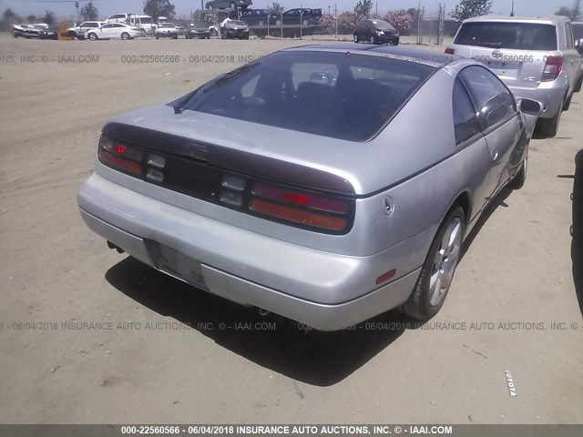 JN1RZ26HXPX536710 - 1993 NISSAN 300ZX 2+2 SILVER photo 4