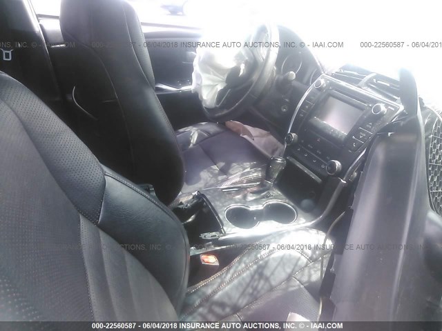 4T1BF1FK6FU916569 - 2015 TOYOTA CAMRY LE/XLE/SE/XSE BLACK photo 5