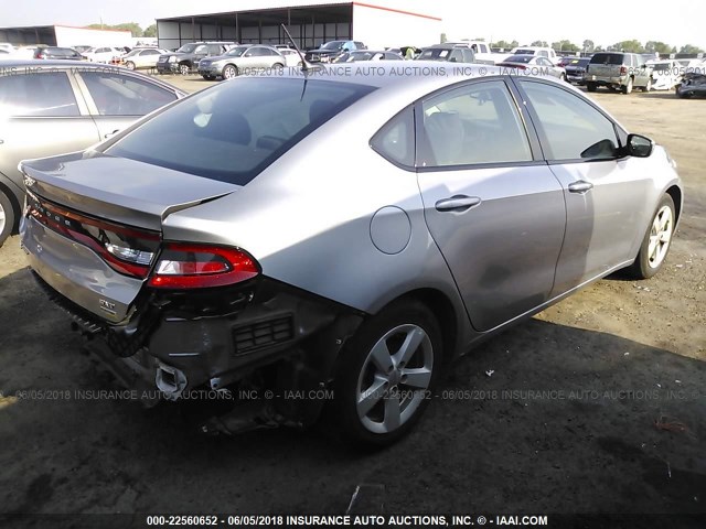 1C3CDFBA7GD694395 - 2016 DODGE DART SXT GRAY photo 4