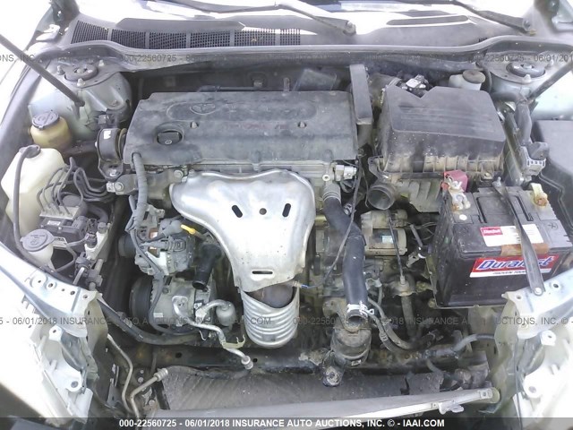 4T1BE46K69U848573 - 2009 TOYOTA CAMRY SE/LE/XLE ნაცრისფერი ფოტო 10