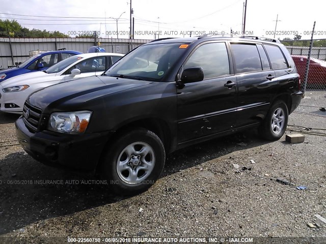 JTEDP21A270131016 - 2007 TOYOTA HIGHLANDER SPORT/LIMITED BLACK photo 2