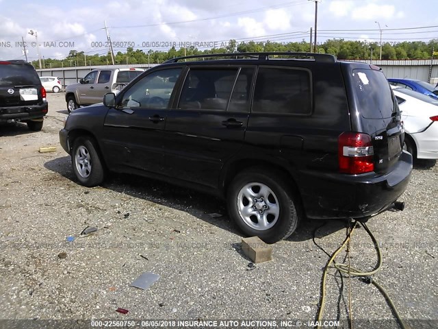 JTEDP21A270131016 - 2007 TOYOTA HIGHLANDER SPORT/LIMITED BLACK photo 3