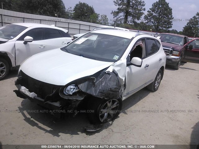 JN8AS5MT6BW169119 - 2011 NISSAN ROGUE S/SV/KROM WHITE photo 2