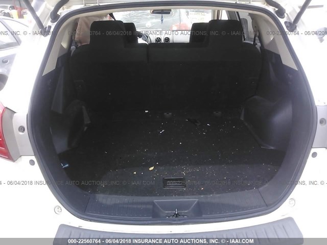 JN8AS5MT6BW169119 - 2011 NISSAN ROGUE S/SV/KROM WHITE photo 8