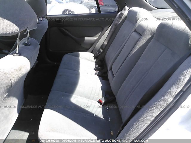 JT2BG12K0T0419388 - 1996 TOYOTA CAMRY DX/LE/XLE თეთრი ფოტო 8