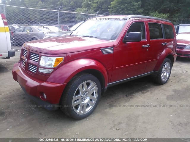 1D4PT4GK9BW603052 - 2011 DODGE NITRO HEAT RED photo 2