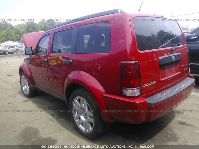 1D4PT4GK9BW603052 - 2011 DODGE NITRO HEAT RED photo 3