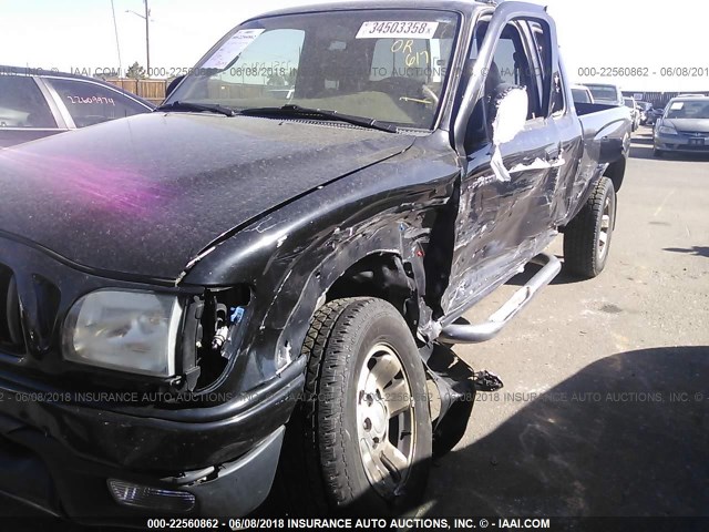 5TESN92N64Z311803 - 2004 TOYOTA TACOMA XTRACAB PRERUNNER 黑色 照片 6