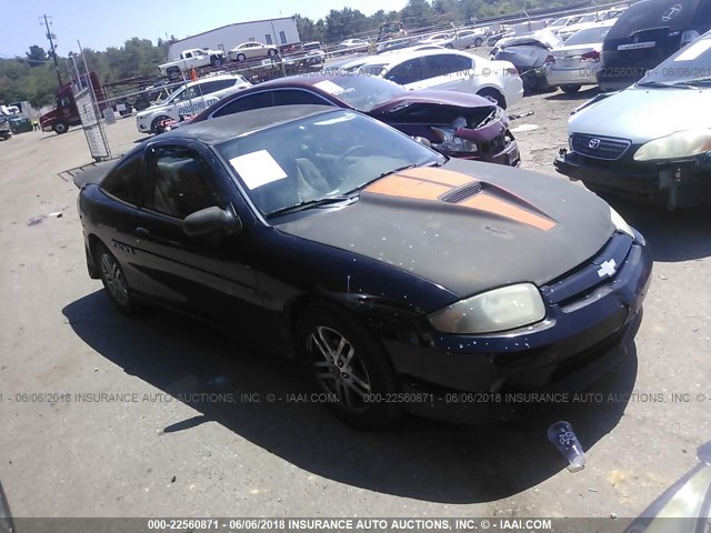 1G1JH12FX37154577 - 2003 CHEVROLET CAVALIER LS SPORT BLACK photo 1