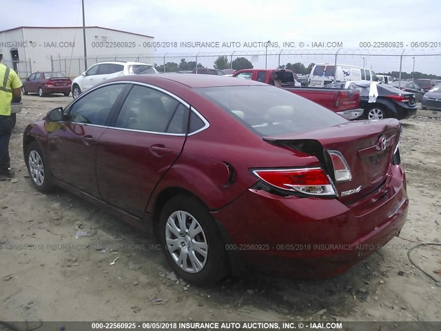 1YVHZ8BH7A5M54495 - 2010 MAZDA 6 I RED photo 3