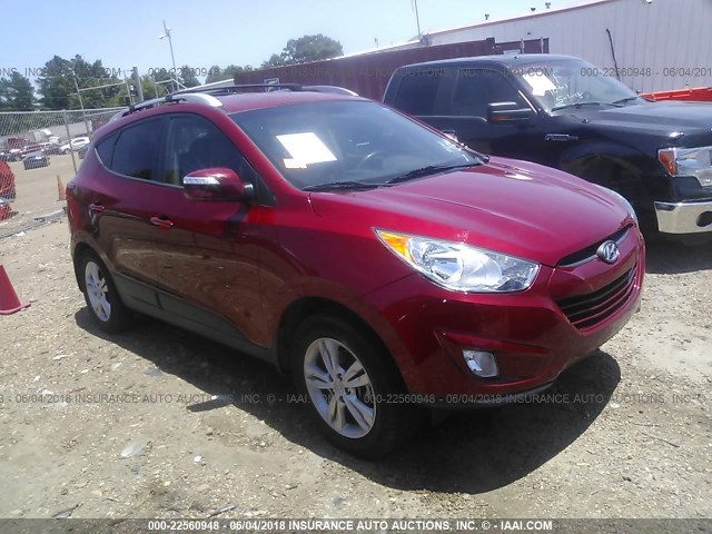 KM8JU3AC1DU676535 - 2013 HYUNDAI TUCSON GLS/LIMITED RED photo 1