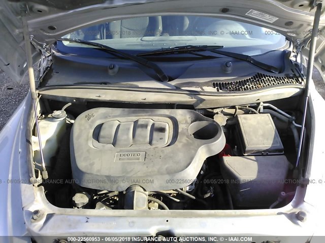 3GNDA13D07S521121 - 2007 CHEVROLET HHR LS SILVER photo 10