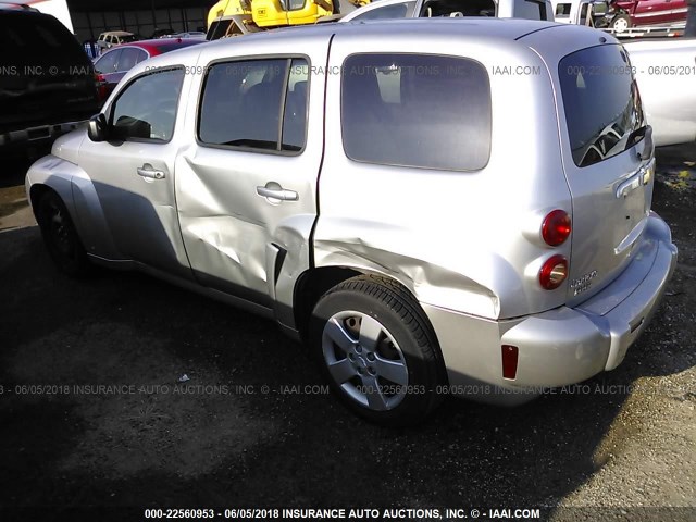 3GNDA13D07S521121 - 2007 CHEVROLET HHR LS SILVER photo 3