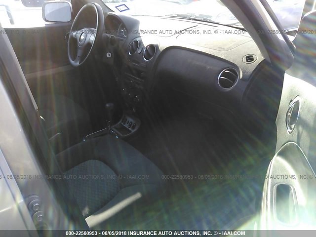 3GNDA13D07S521121 - 2007 CHEVROLET HHR LS SILVER photo 5
