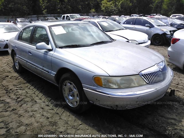 1LNFM97V2WY640866 - 1998 LINCOLN CONTINENTAL  Srebrny zdjęcie 1