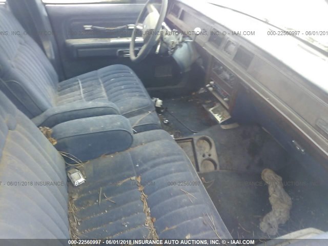 2FABP43F3GX113017 - 1986 FORD LTD CROWN VICTORIA BLUE photo 5