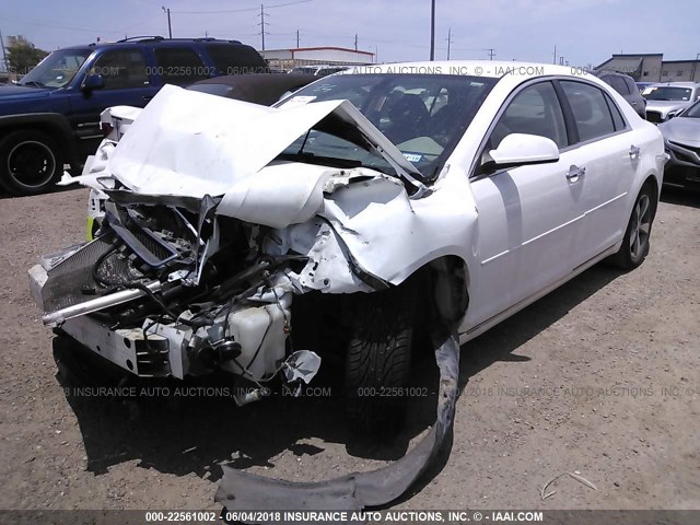 1G1ZC5EU7CF160930 - 2012 CHEVROLET MALIBU 1LT თეთრი ფოტო 2