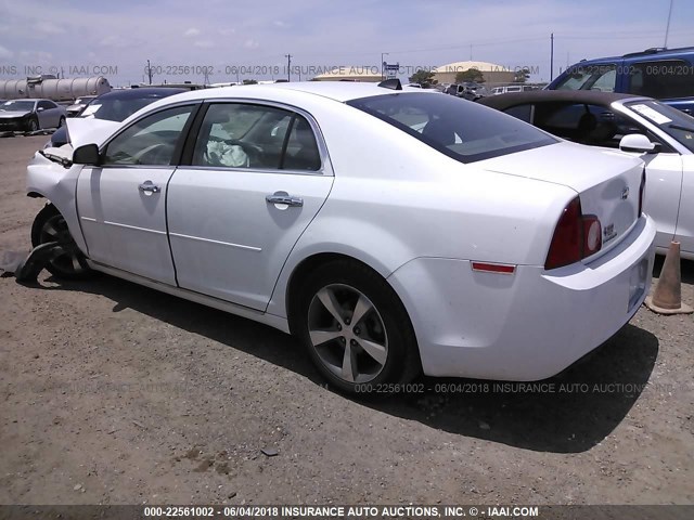 1G1ZC5EU7CF160930 - 2012 CHEVROLET MALIBU 1LT თეთრი ფოტო 3