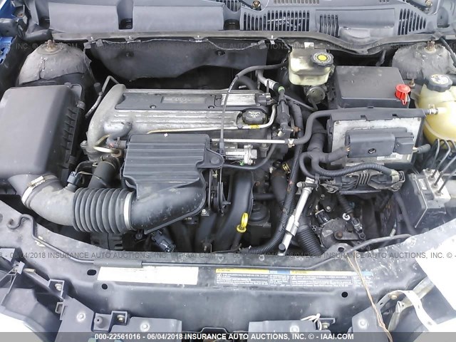 1G8AJ52F04Z193715 - 2004 SATURN ION LEVEL 2 Mavi foto 10
