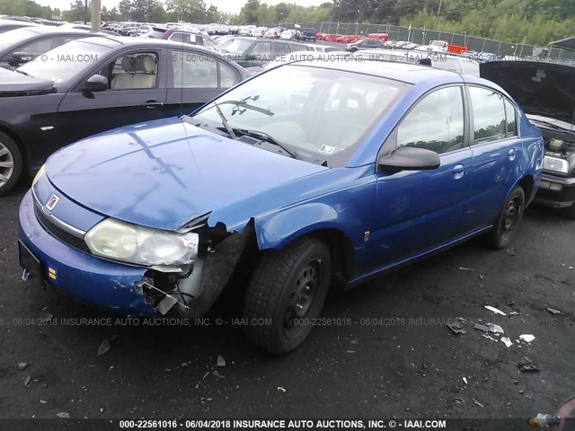 1G8AJ52F04Z193715 - 2004 SATURN ION LEVEL 2 Mavi foto 2