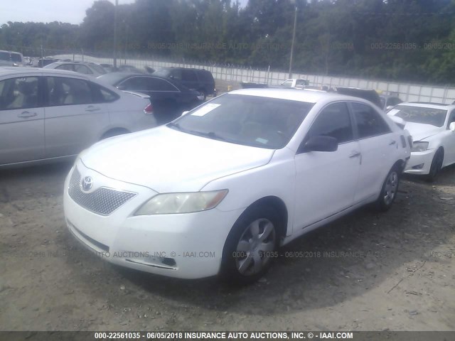 4T1BE46K08U787719 - 2008 TOYOTA CAMRY CE/LE/XLE/SE WHITE photo 2
