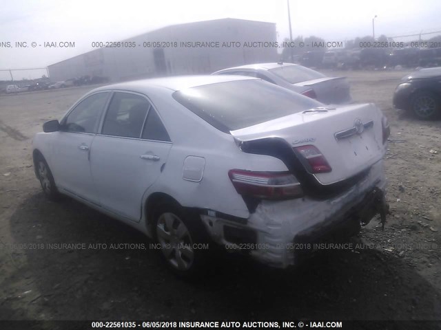 4T1BE46K08U787719 - 2008 TOYOTA CAMRY CE/LE/XLE/SE WHITE photo 3