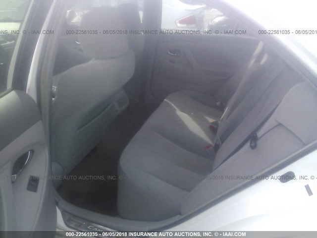 4T1BE46K08U787719 - 2008 TOYOTA CAMRY CE/LE/XLE/SE WHITE photo 8