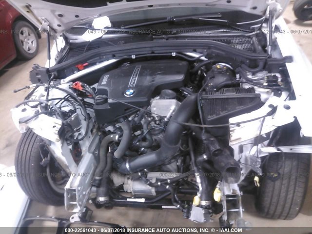 5UXWX9C57F0D57381 - 2015 BMW X3 XDRIVE28I WHITE photo 10